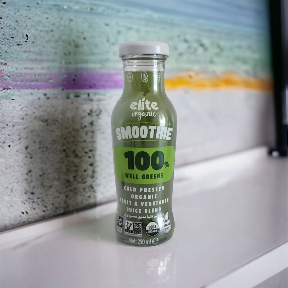Elite organic cold press smoothie 250ml