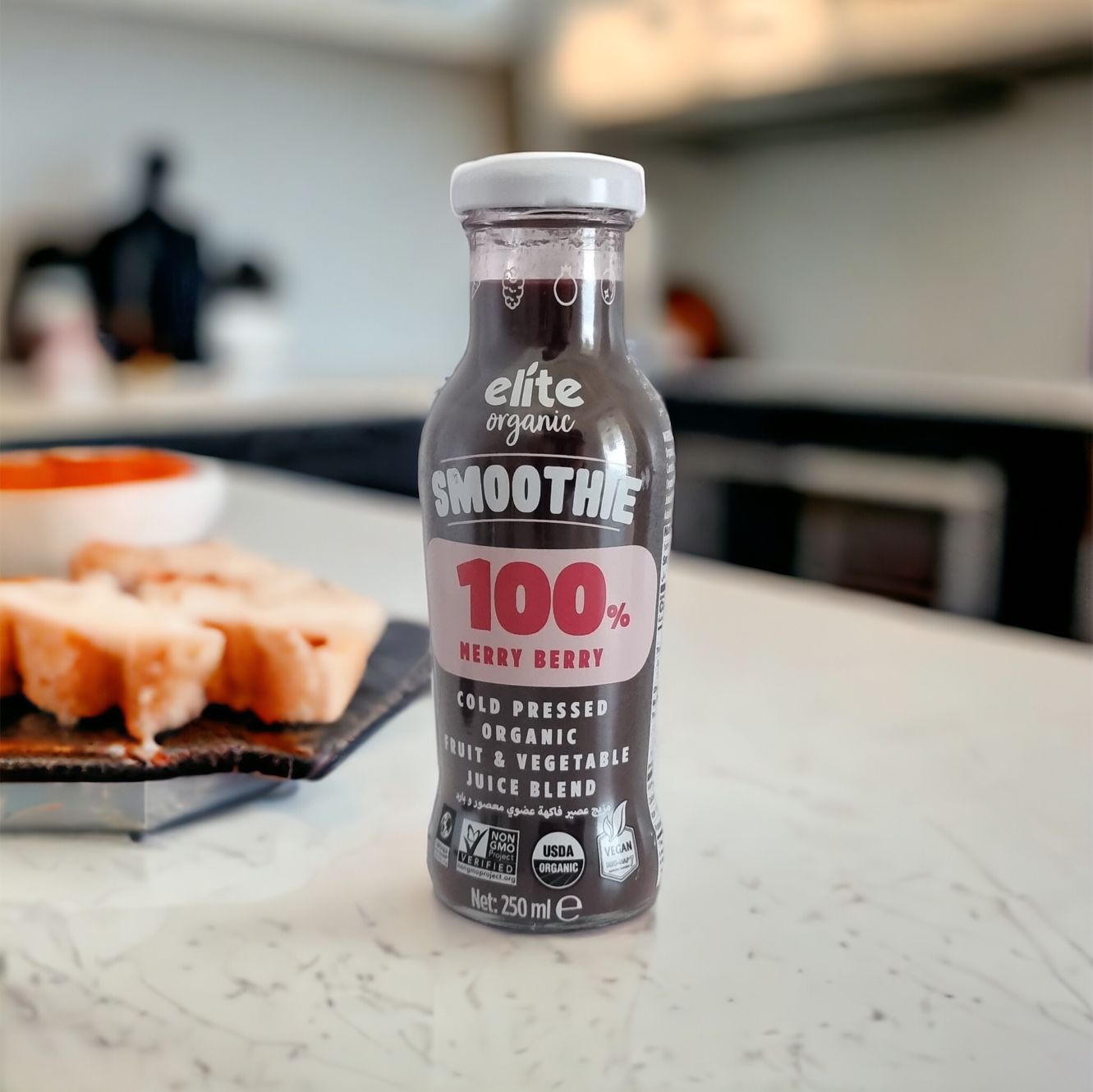 Elite organic cold press smoothie 250ml